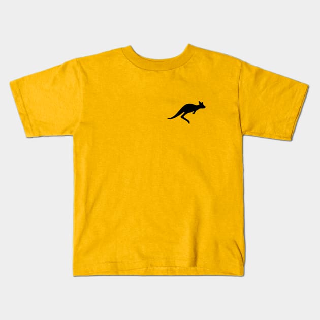 Australian Kangaroo Kids T-Shirt by florya